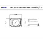 Nead 1*16A Ѕиден Приклучок - Image 2