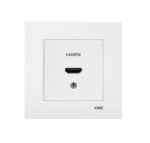 Бела HDMI Конектор - 1-ва класа - Под малтер