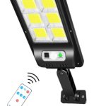 Соларен Проектор – Со далечински, 6 LED, улична светилка со сензор за движење