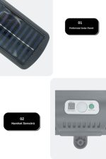 Соларен Проектор – Со далечински, 6 LED, улична светилка со сензор за движење - Image 4