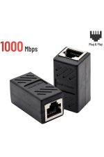 Женски-женски Cat5e/Cat6 Ethernet Gigabit кабел спојувач за продолжување Rj45 - Image 5