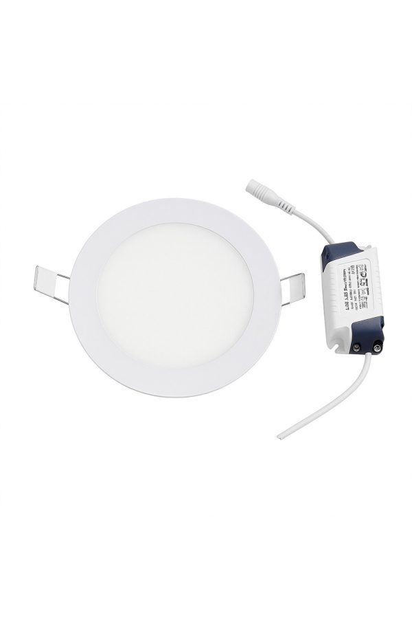 12W Слим LED Панел Спот Светилка - Бело Светло