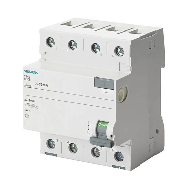 Siemens 4*25 Протекција од прекин на струја со струја од 30 милиампери.