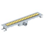 Maxiflow Душ Канал Gold Златен Подесувен Височина - 80 см должина