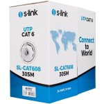 S-link SL-CAT608 305 Метри Сив UTP CAT6 Кабел