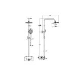 Artema Aquaheat Joy 220 Туш Систем Кром A47200 - Image 2