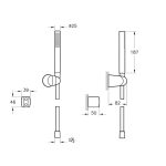 Artema Vita 1F Душ гарнитура Злато A4562323 - Image 2