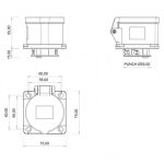 Bemis (Bc1-1505-2413) Cee Norm 5*16A Машински Приклучок - Image 2