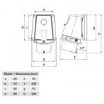 Норма СИ 4*32А Наклонен ѕиден приклучок - Image 2