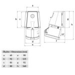 Bemis (BC1-3505-2535) CEE Norm 5x32A 90° Навален Ѕиден Приклучок - Image 2