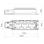 Бемис (Вк1-1402-3613) 1*16A Тројно групно приклучок - Image 2
