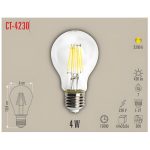Cata Ct-4230 4W Edison Cop Led Лампа / Дневна светлина - Image 2