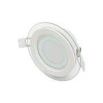 6W Тркалезно LED Светло со Стакло / Дневна Светлина