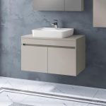 Denko Etna 80 cm MDF Пепел Сива Бања Кабинет Сет - Image 3