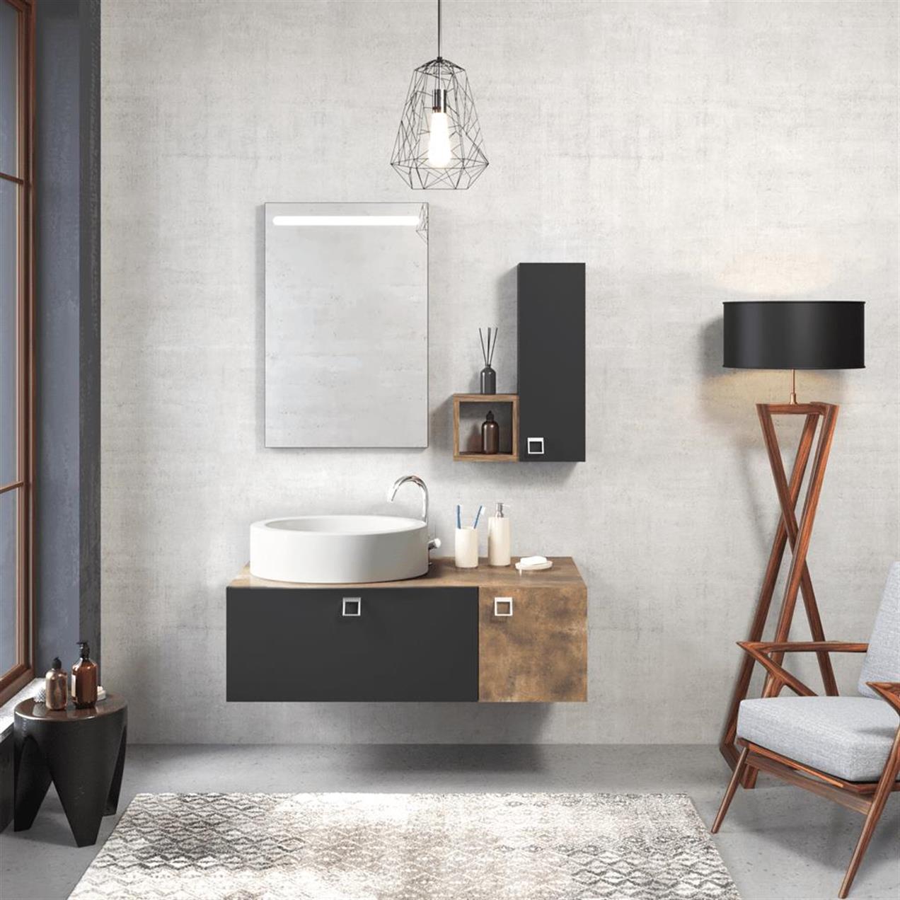 denko-oris-100cm-mdf-patara-bronz-bany-d6bd-.jpg Denko Oris Комплет од бањски мебел од 100цм МДФ Патара Бронзи. - Image 1