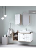 Денко Оскар 95 цм Комплет за бања Шкаф - Image 4