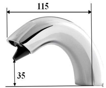 gs50s.jpg Xinda Fotoselli Вградлив Диспенсер за Течен Сапун 1000 ml GS50S - Image 1
