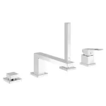 Grohe Eurocube 4 дупки када кран - 19897001