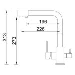 Fause Прочистувачки Излезен Мијалник Батерија Златен Gold KAR102-G - Image 2