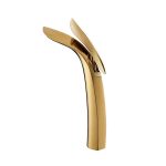 Fause Висока Чинија за Мијалник Leaf Злато Gold KSL103-G