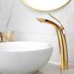 Fause Висока Чинија за Мијалник Leaf Злато Gold KSL103-G - Image 4
