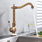 Fause Rustik Кујнска Чешма Винтиџ Антички Со Старински Изглед KTE100-A
