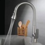Fause Спирална Мијалник Батерија Pull Down 3 Функции Четка Никел KTE125-BR - Image 4