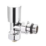 Fause Радијатор Хавлупан Вентил Аголен Тип Pex (16x2mm) Хром KVN102