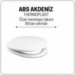 Nkp Akdeniz Термопласт Klozet Капак 0300