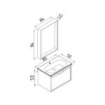 Orka Clay 80 cm Sahara Baño Kabinet Set - Image 3