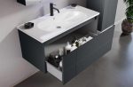 Orka Likya 80 cm Мат Антрацит Лак Бањарски Орман Комплет - Image 4