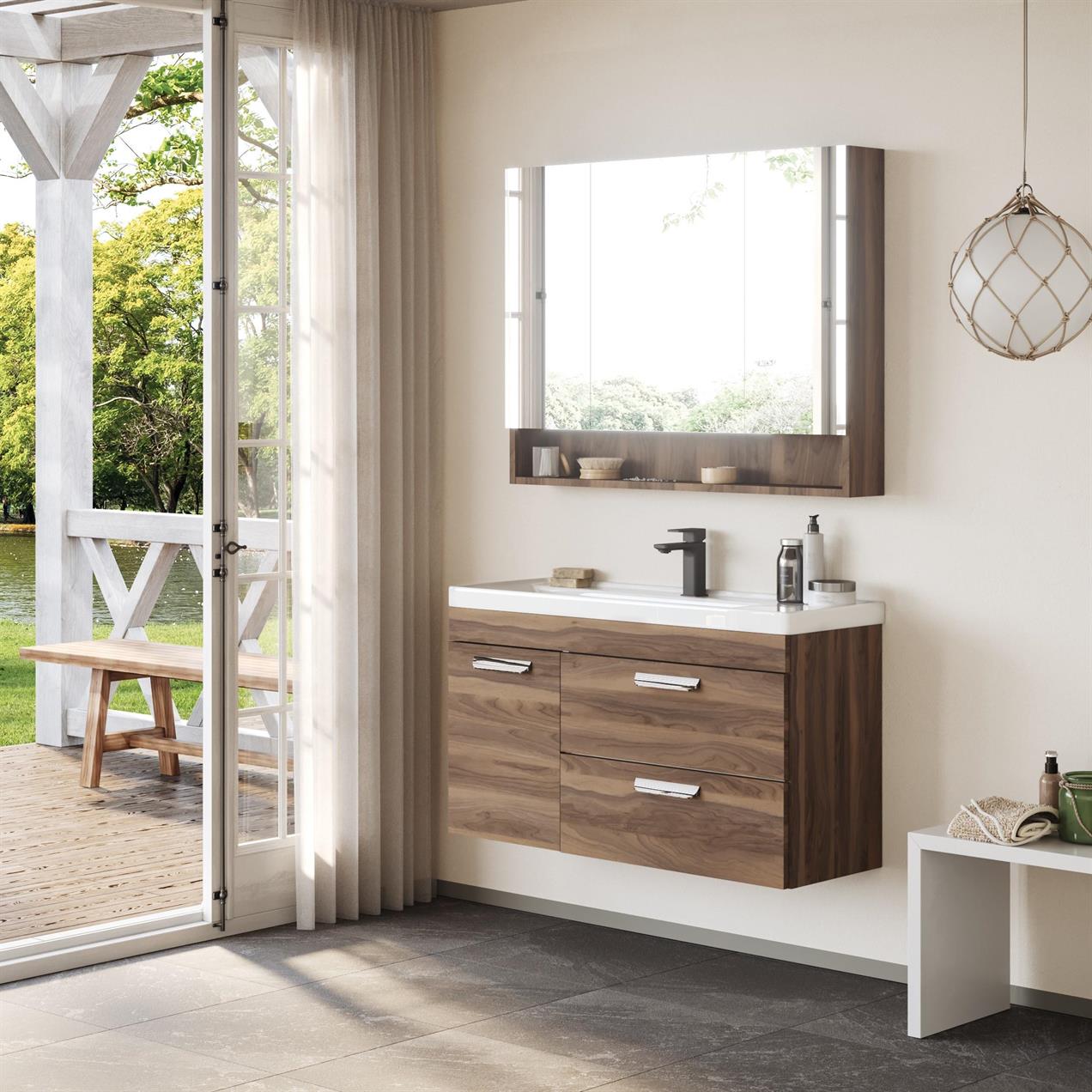 orka-nova-100-cm-mdf-tesbih-ceviz-bany-d-0b9d.jpg Орка Нова 100 цм Шкотски Орех Бања Гарнитура - Image 1