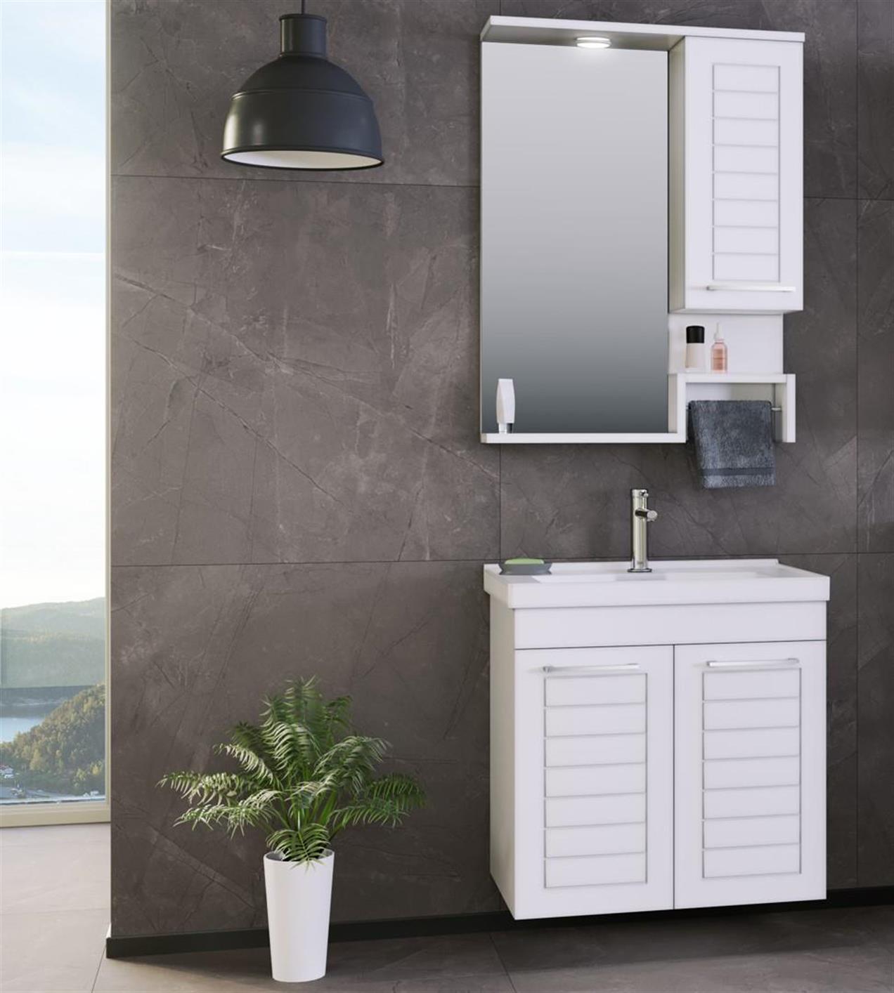 orka-perge-65-cm-mdf-banyo-dolabi-taki-df3-4b.jpg Orka Perge 65 цм Бањо Комплет за огледало - Image 1