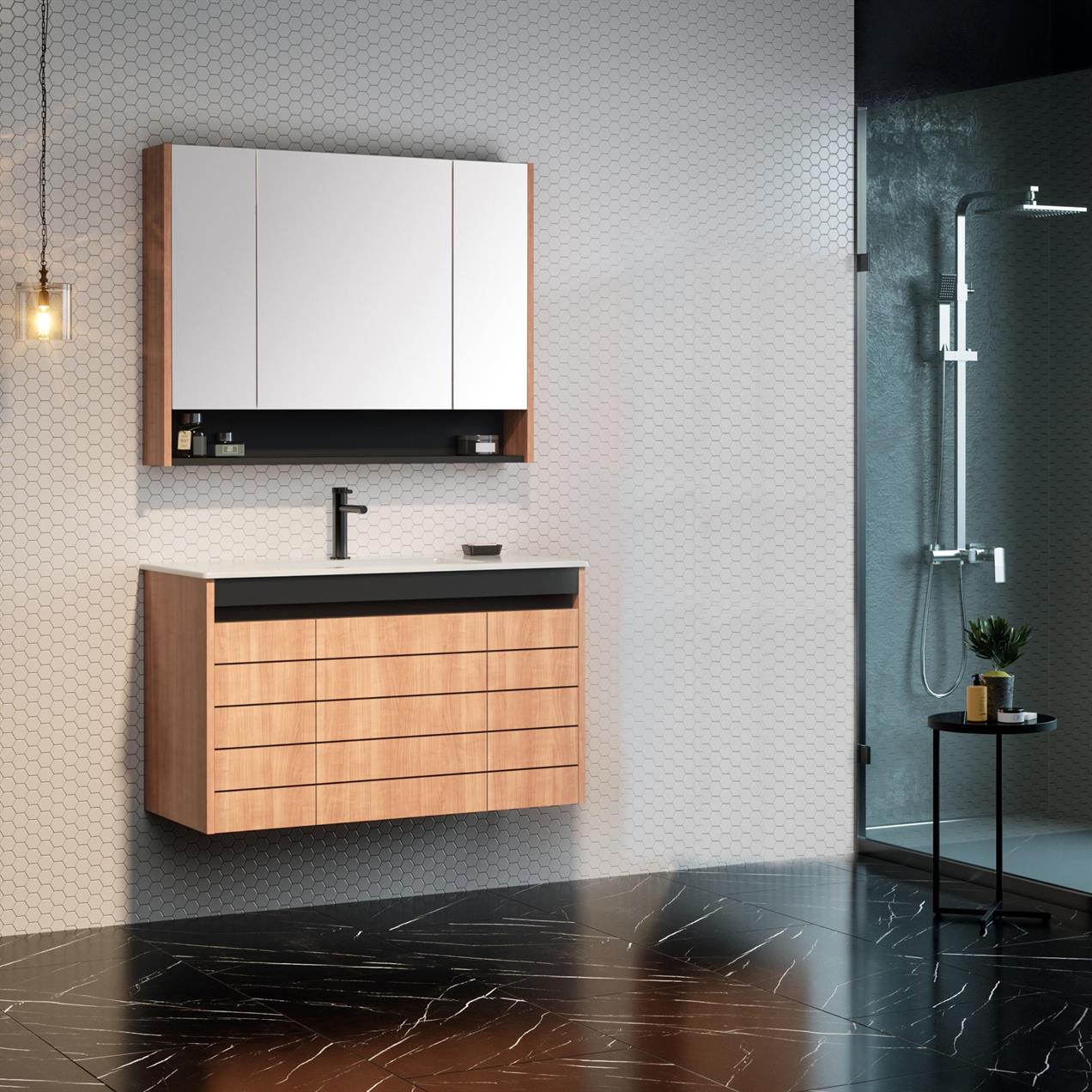 orka-ricato-100-cm-mdf-morgana-kiraz-b-2ba868.jpg Orka Ricato 100 cm Моргана Цреша Вански Кабинет Сет - Image 1