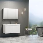 Orka Terme 100 цм Кашмир Бања Сет на Кабинети.