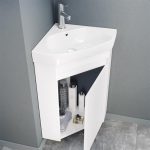 Орка Заг 45 см Бела Аголна Мини Бања Комплет Шкафови - Image 3