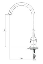 GPD Едноделна Мијалник Батерија Felis MTE75 - Image 2