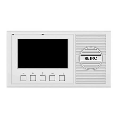 Мас Ретро 4,3 Интерком со видео (Handsfree) Бел кутија