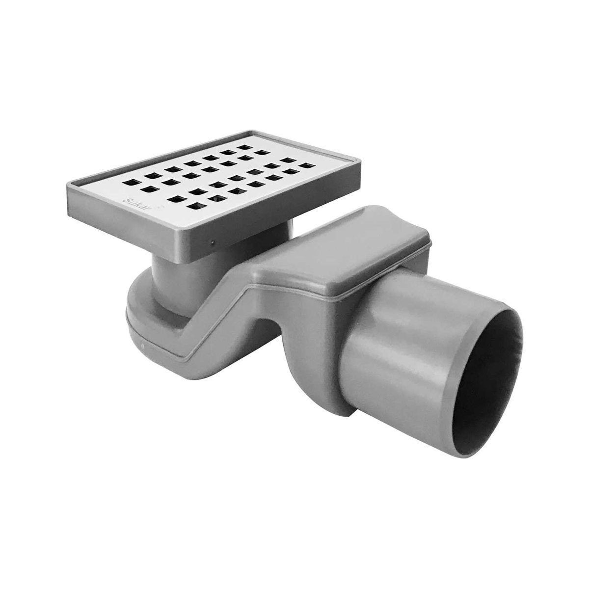 sukar-yeni-sistem-tesisat-suzgeci-plastik-cerceve-cube.jpg Сукар Поден Сифон Нов Систем 6x10 cm Куб - Image 1