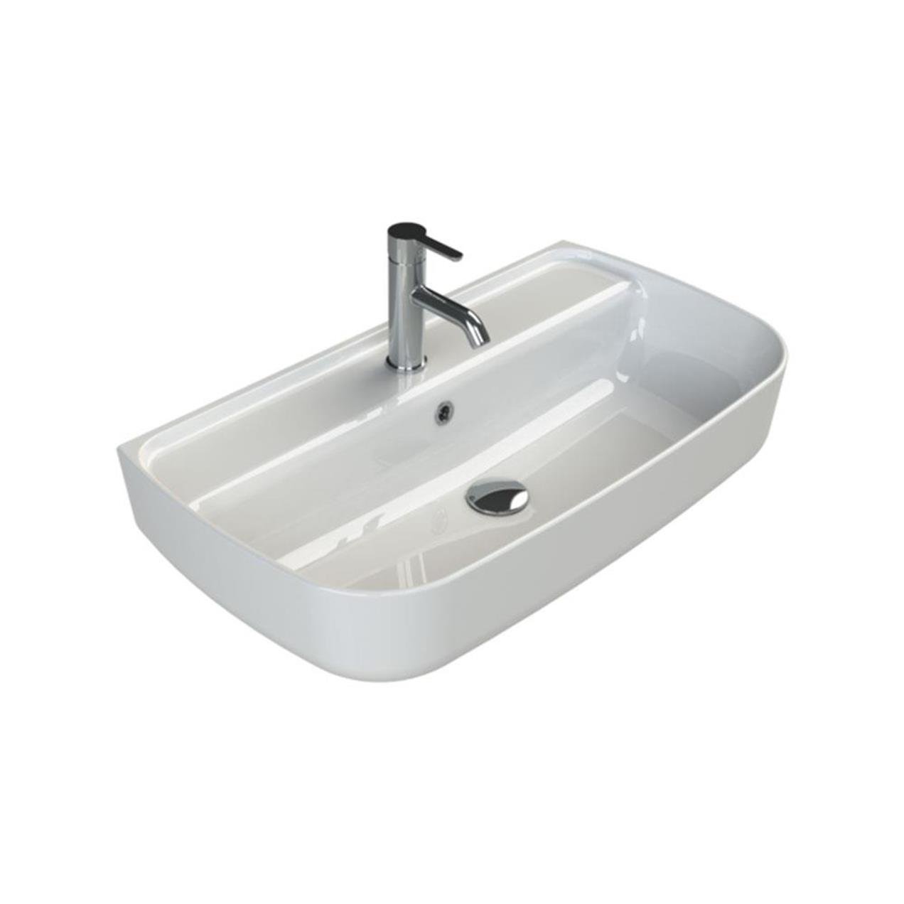 turkuaz-cerastyle-aqua-tezgah-ustu-can-a5a3db.jpg Turkuaz Cerastyle Aqua Плочесто Перивалник за Плочесто 75x42 см - Image 1