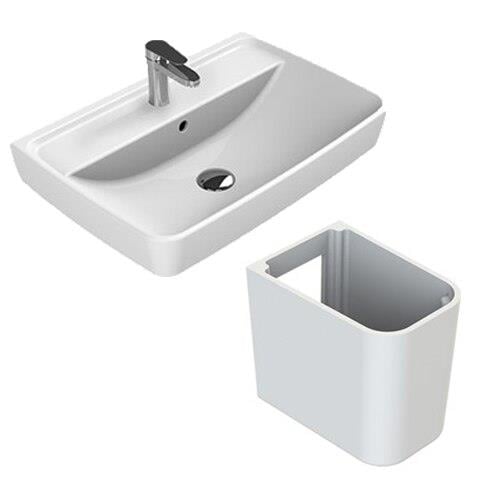 turkuaz-cerastyle-duru-lavabo-6040-cm-6ebc0.jpg Туркоаз Cerastyle Чисто Лавабо 60*40 см и Noura половина стопала - Image 1