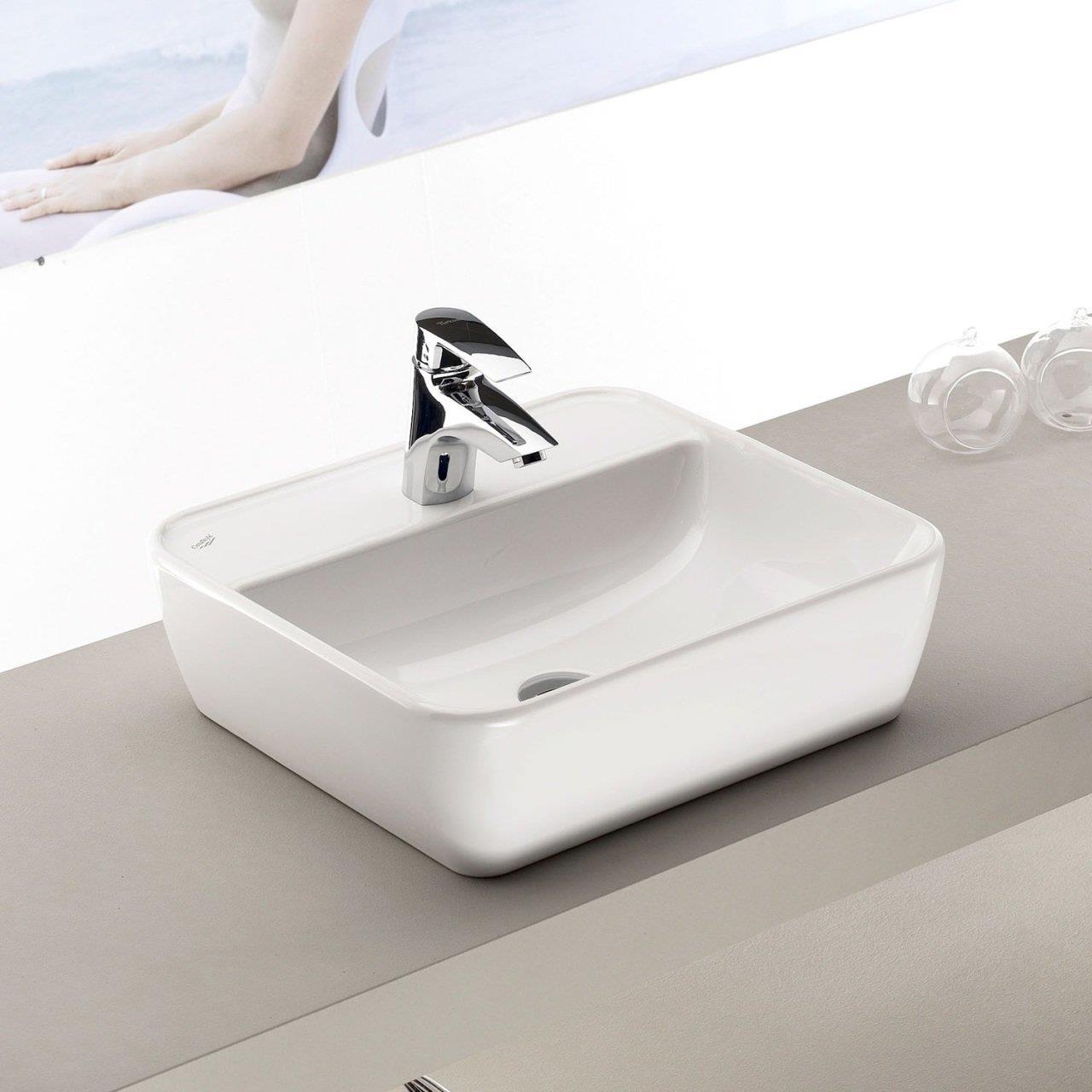 turkuaz-cerastyle-one-lavabo-5545-cm-b-0-4a19.jpg Турско керамично умивалник Cerastyle One 55*45 см (со отвор за смесител) - Image 1