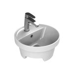 Turkuaz Cerastyle Suit Помошно умивалник со дијаметар од 38 цм.
