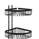 VitrA Base 400 Двоен Полице Мат Црн A4416036