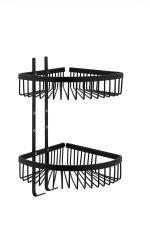 VitrA Base 400 Двоен Полице Мат Црн A4416036
