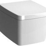 VitrA Metropole Rim-ex Bela Visečka WC Školjka bez Kanala so Bavno Zatvoranje Kapak 7672B003-0559