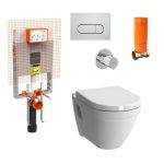 Vitra S50 Ѕидна WC шолја и Вграден Резервоар Vitra Комплет 800-2027