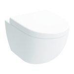 VitrA Sento Rim-ex Бела висечка школка без канали и поклоп со споро затворање 7748B003-0559