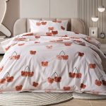 Ranforce Joyful Bearberry Комплет за Постелнина за Едно Лице