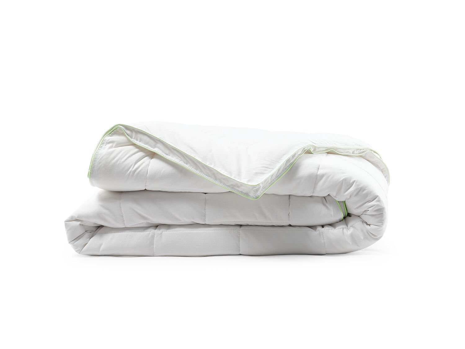 1760742703_01.jpg Бамбусова Јоргана Бела - Двојна Кинг Сајз - Image 1